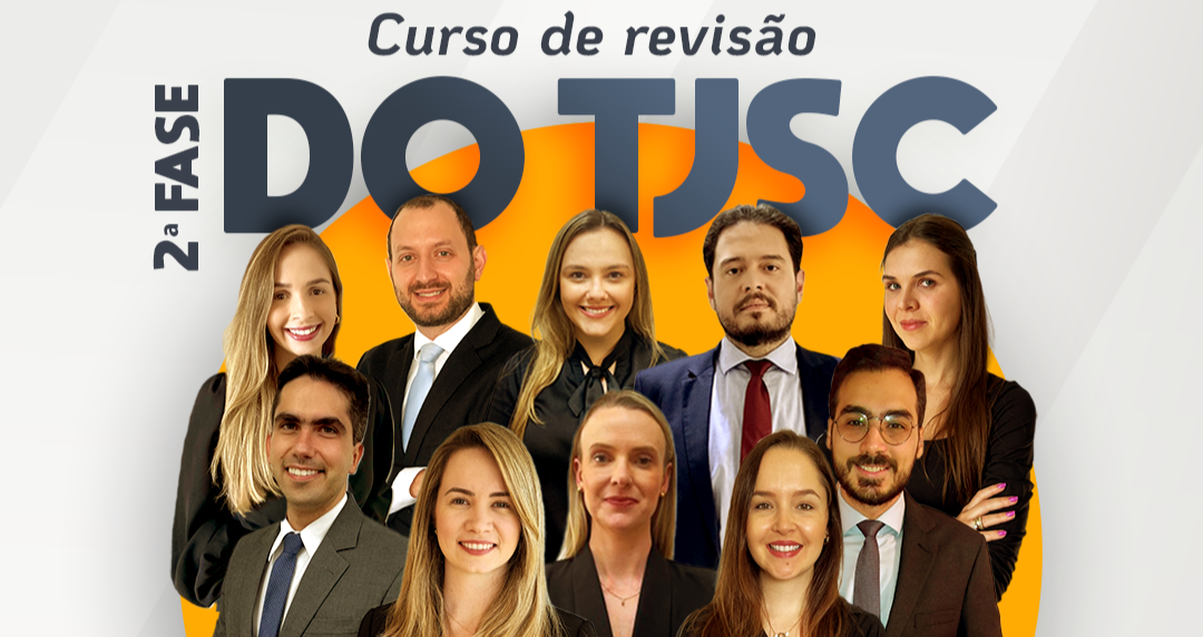 time de professores do curso revisão segunda fase TJSC da Esmesc